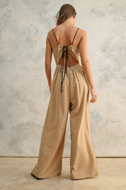 Tan Jumpsuit
