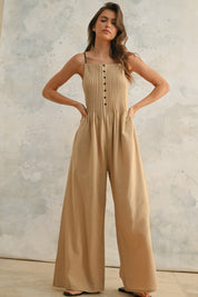 Tan Jumpsuit