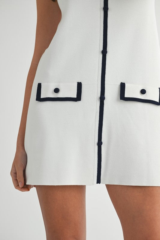 White Sailor Dress