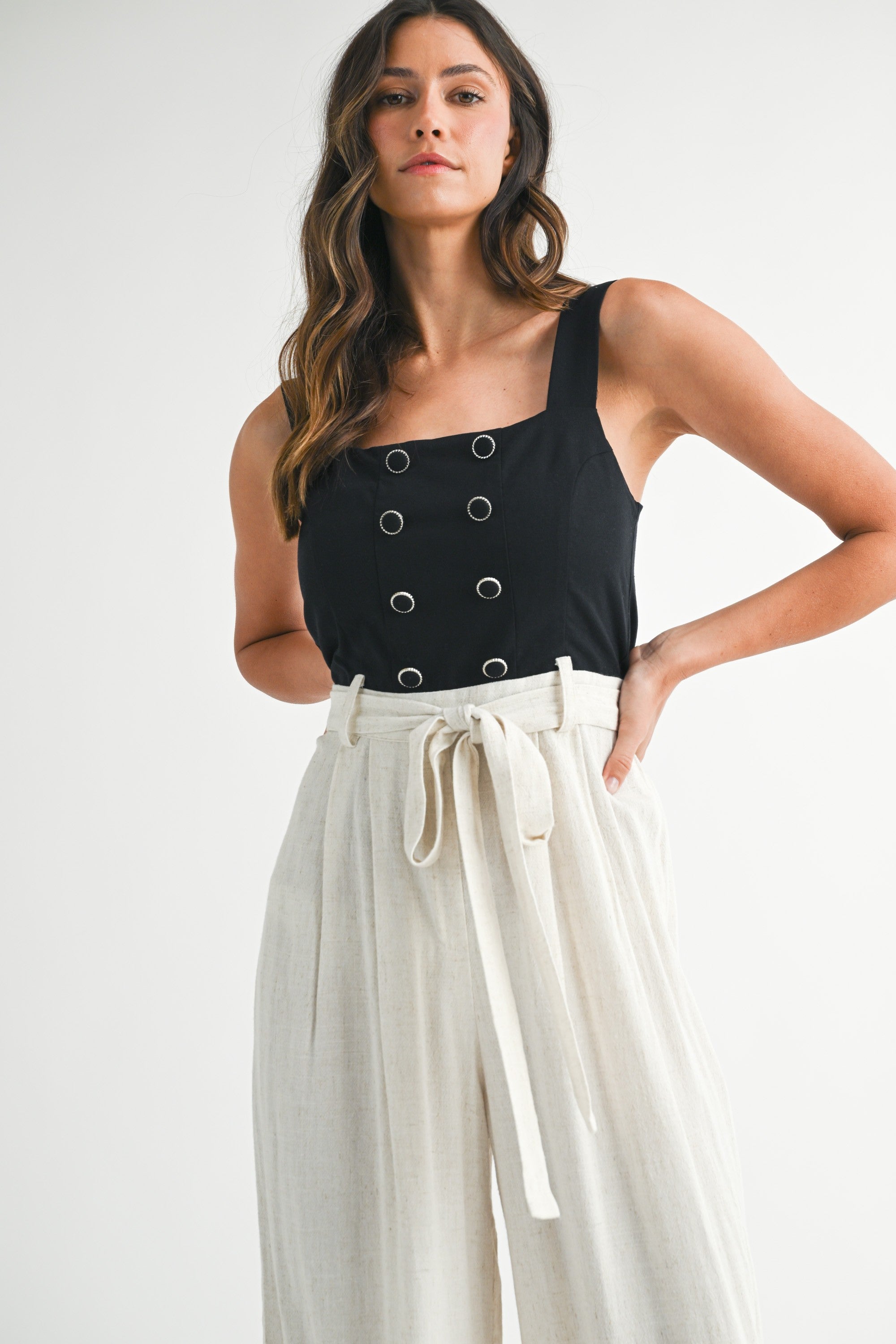 Double Breasted Jumpsuit