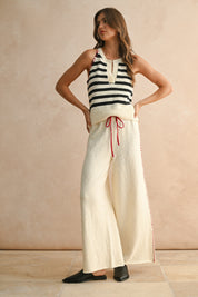 Striped Knitted Top