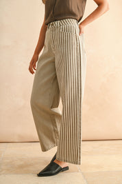 Mixed Stripe Jean