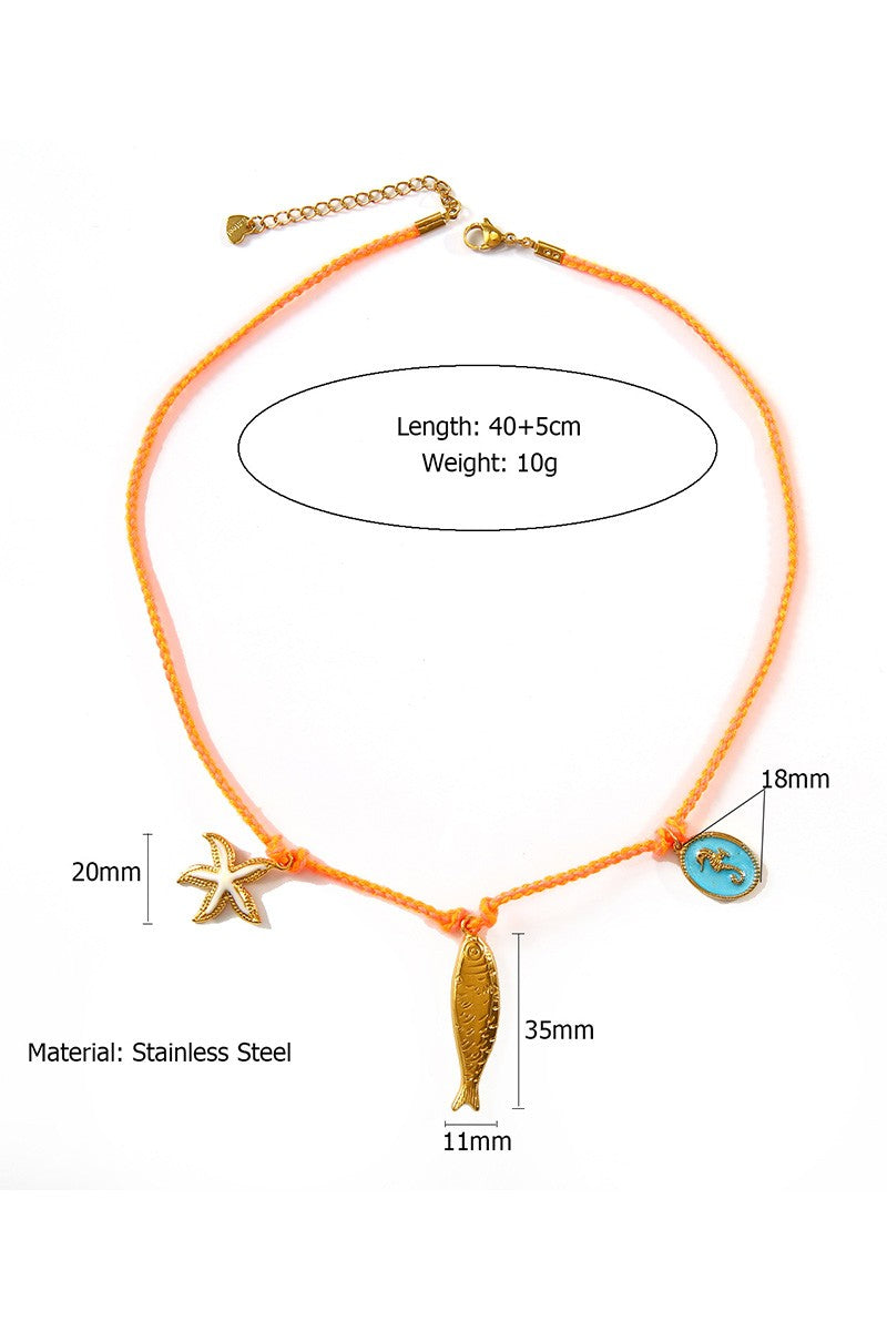 Rope Fish Necklace
