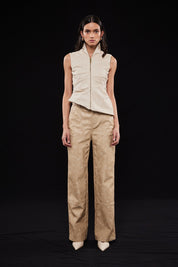 Distressed Leather Top