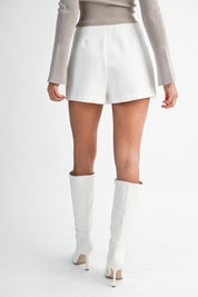 White Skort