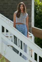 Tweed Vest Top