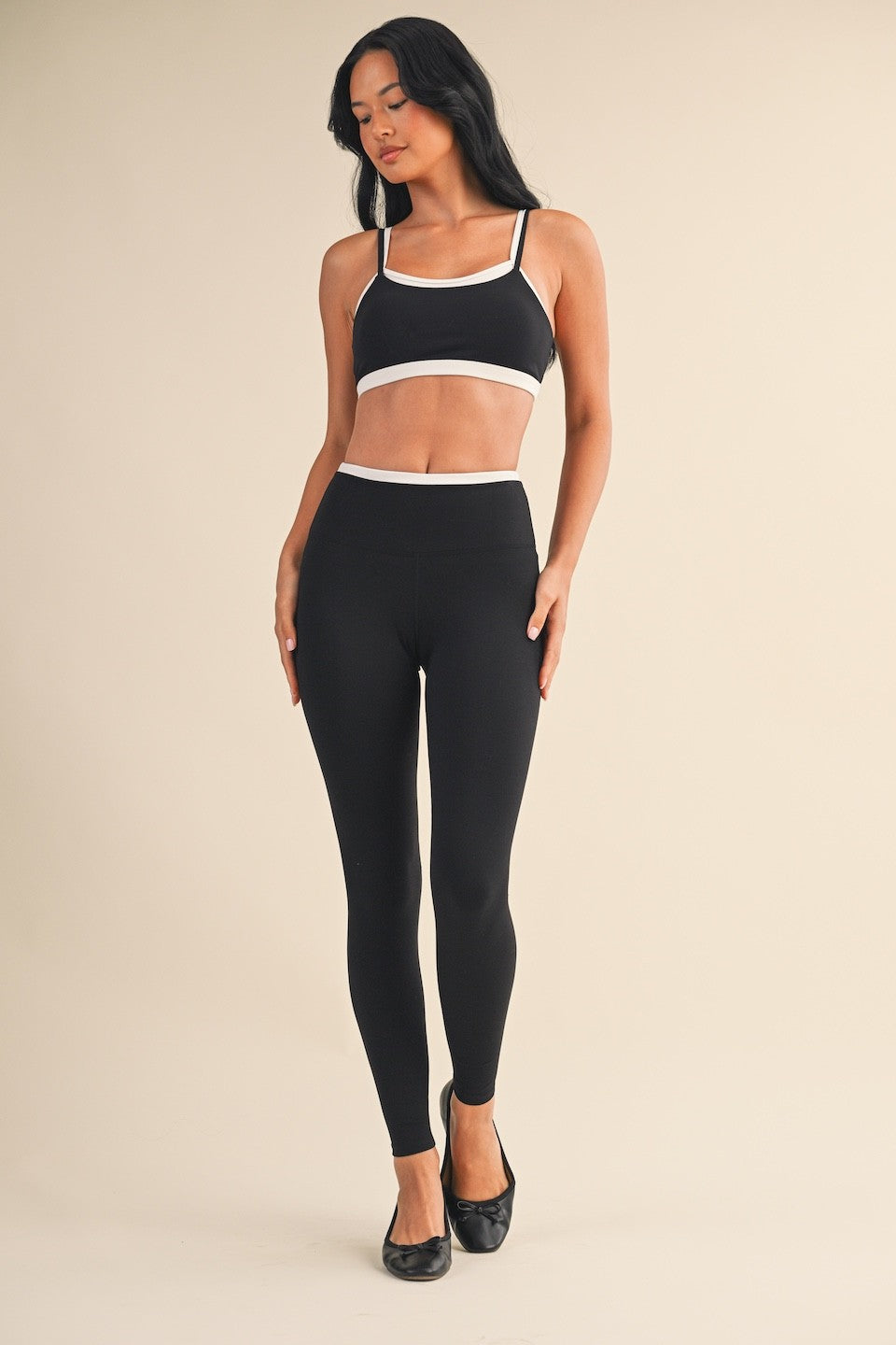 Black Contrast Sportsbra