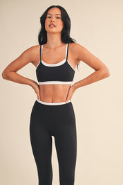 Black Contrast Sportsbra