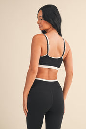Black Contrast Sportsbra