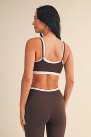 Chocolate Contrast Sportsbra