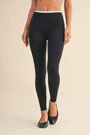 Black Contrast Legging