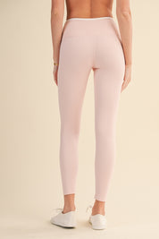 Pink Contrast Legging