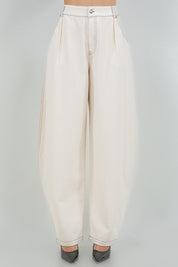 Oatmeal Barrel Jeans