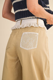 Lace Pocket Pant