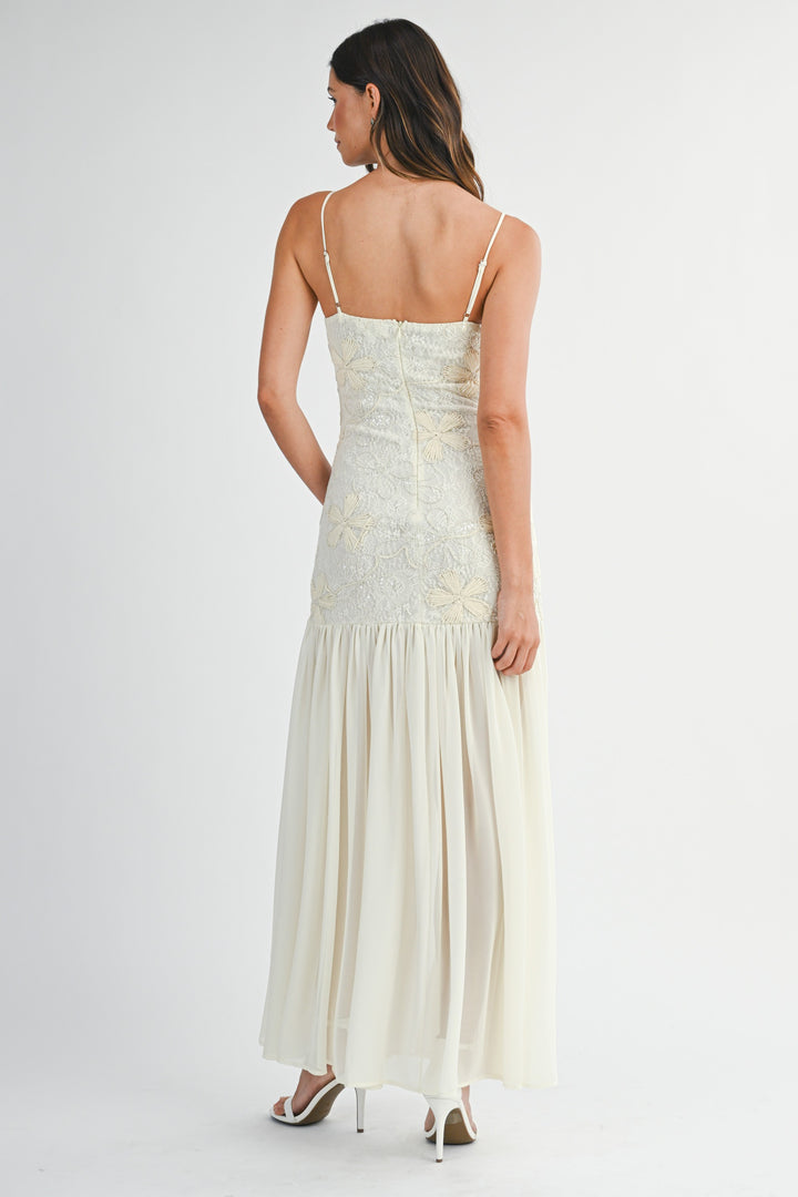 Floral Applique Dress