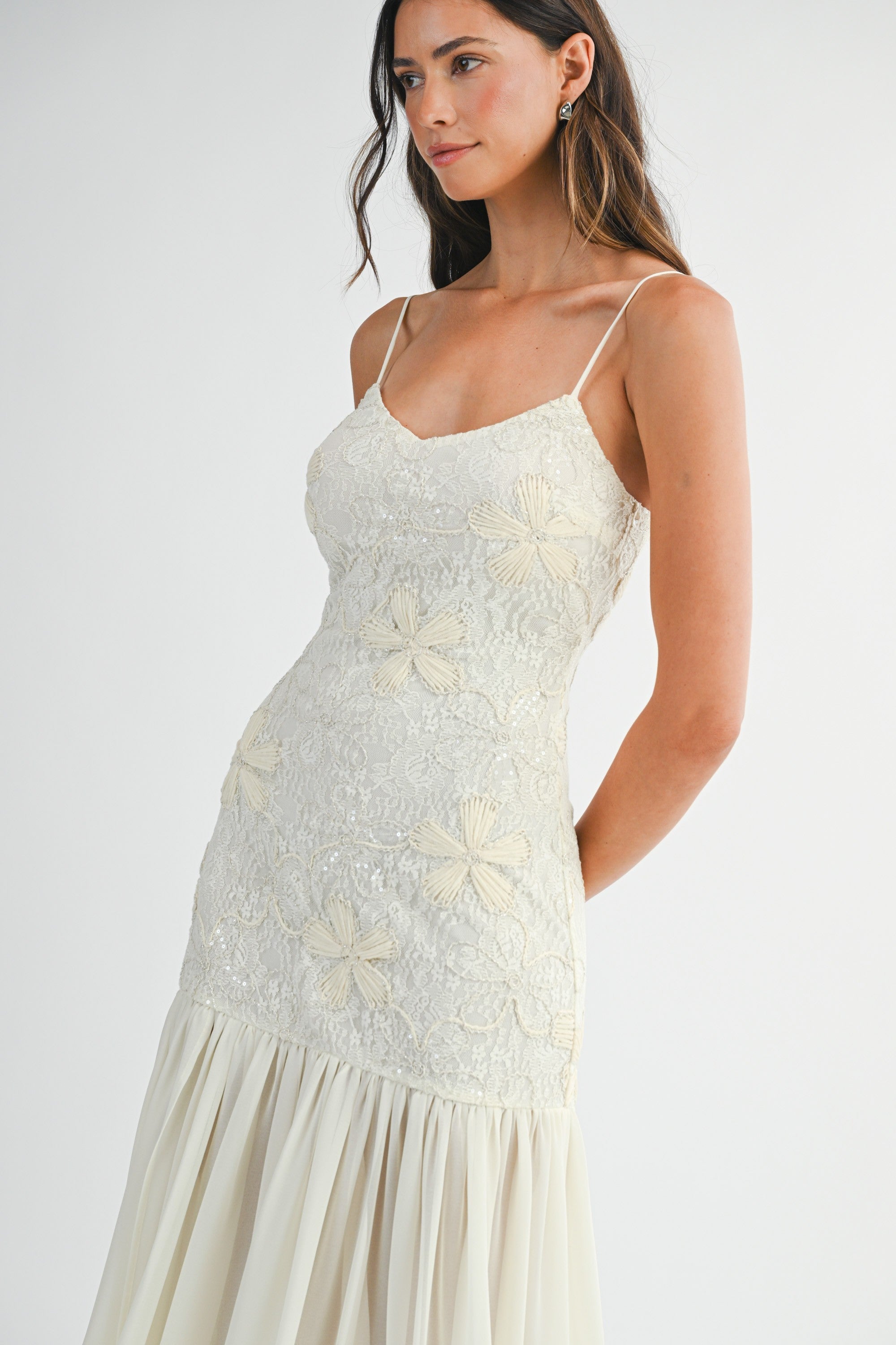Floral Applique Dress