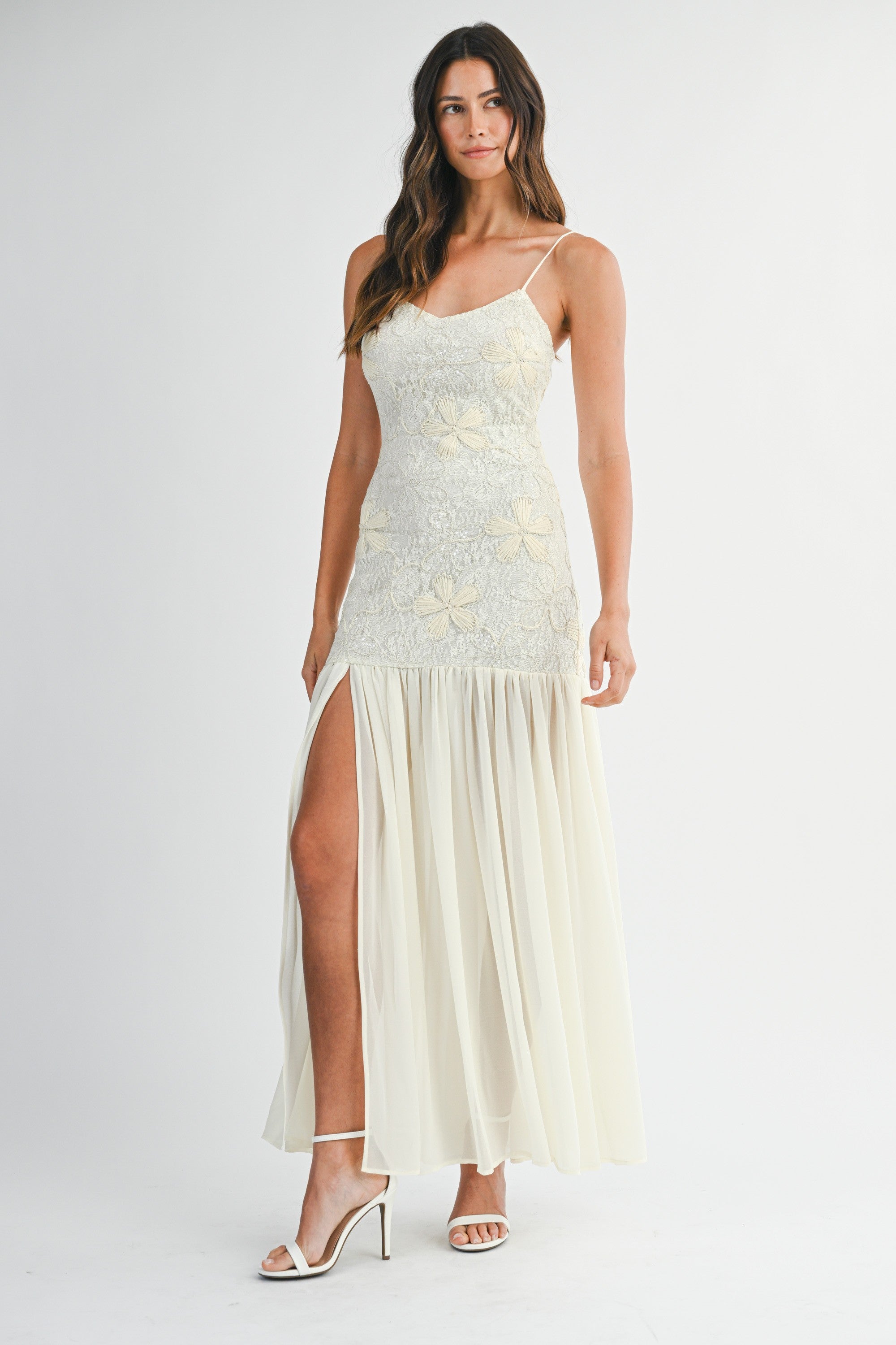 Floral Applique Dress