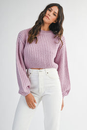 Pink Lavender Sweater
