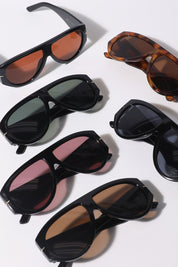 Tinted Aviator Sunglasses