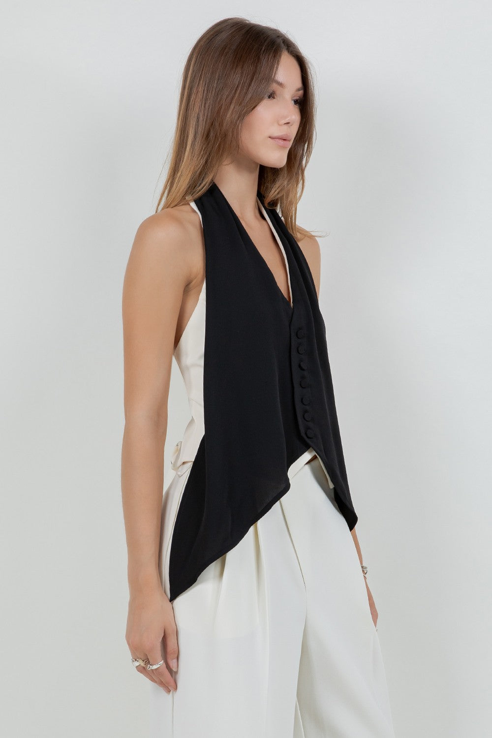 Contrast Vest Top
