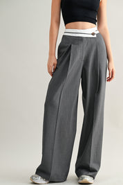 Charcoal Band Pants