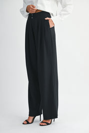 Pleat High Wasted Pant