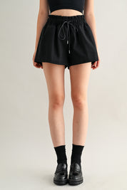 Black Drawstring Shorts