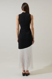 Black Fringe Dress