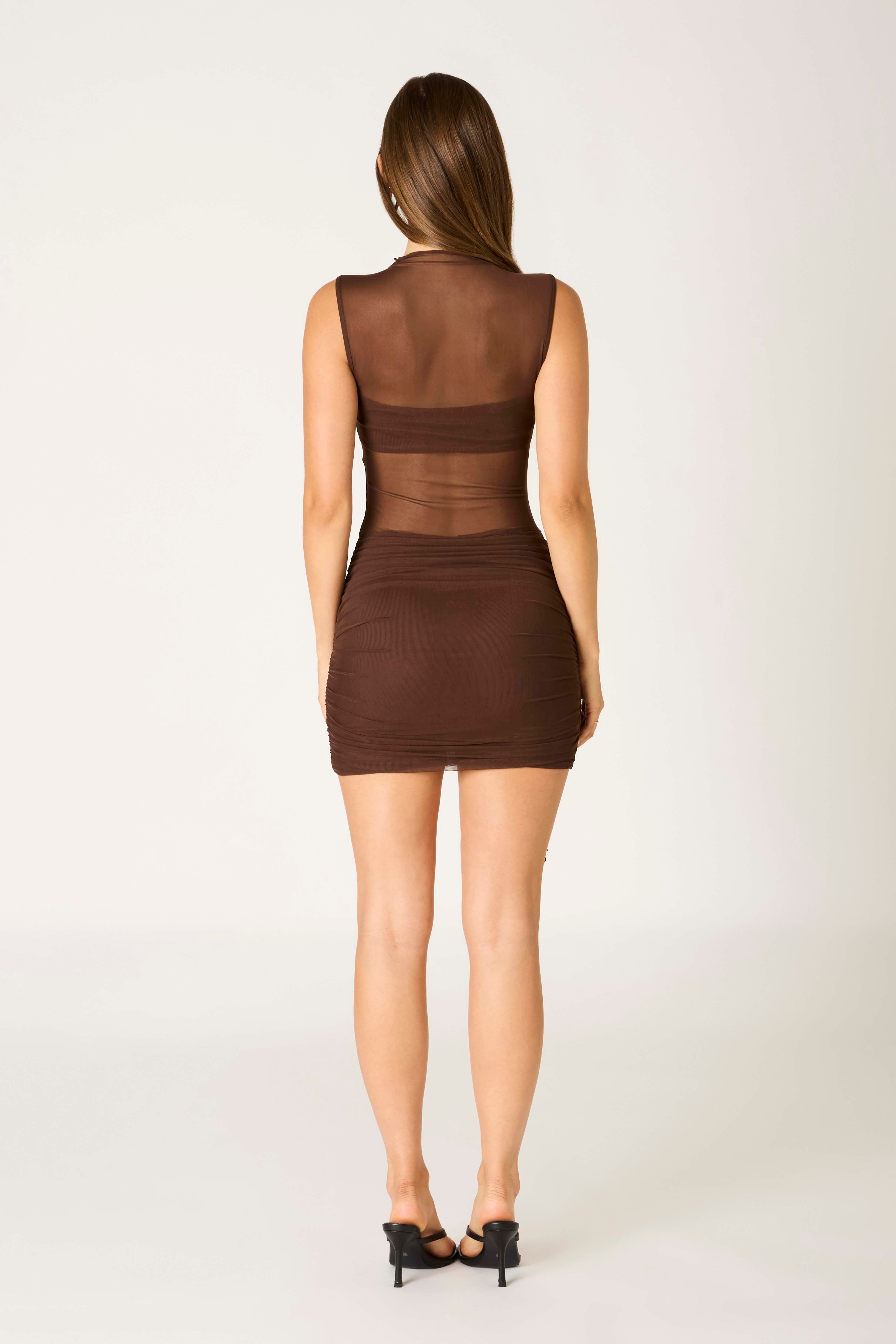 Mesh Mini Dress
