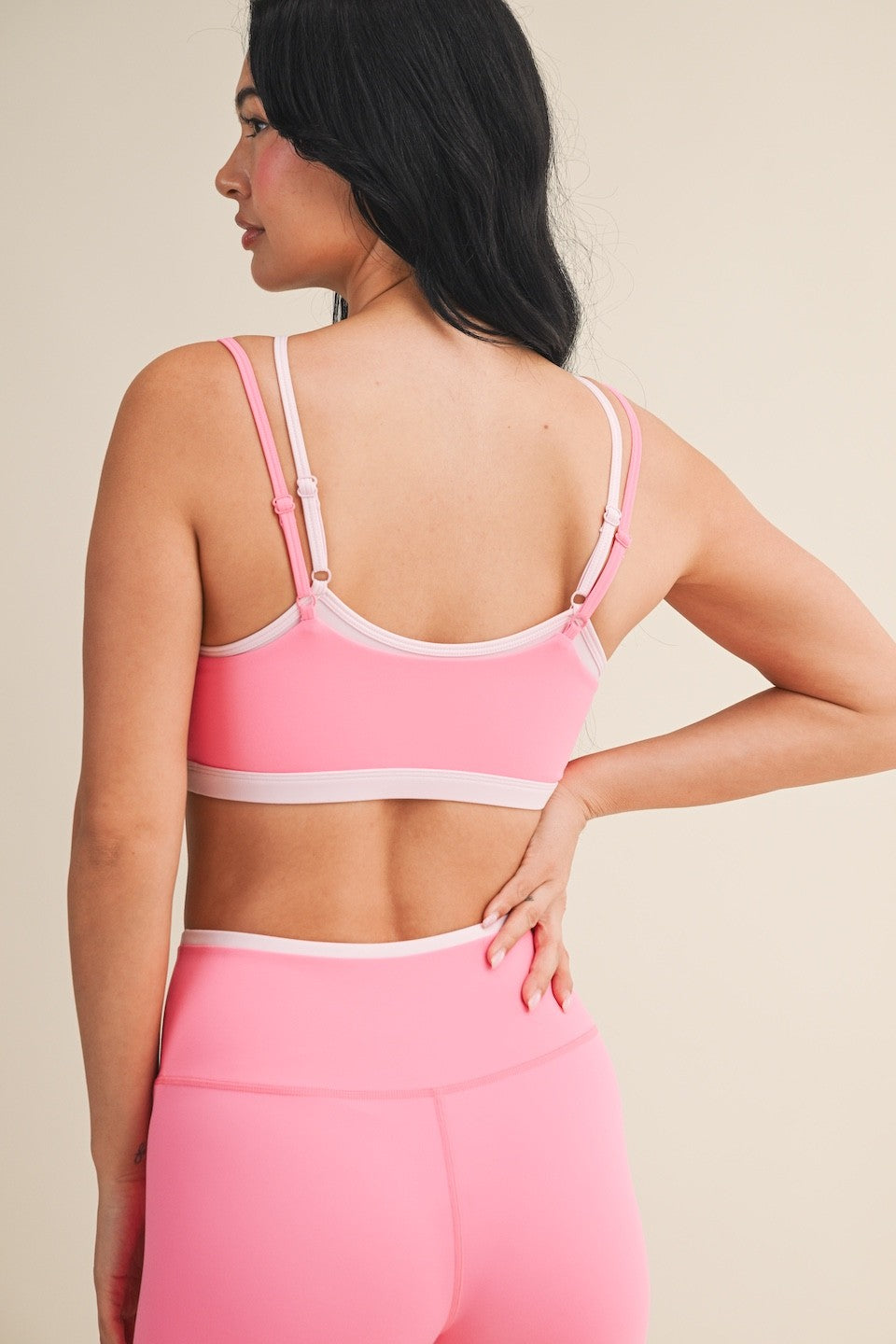Pink Combo Sports Bra