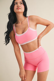 Pink Active Shorts