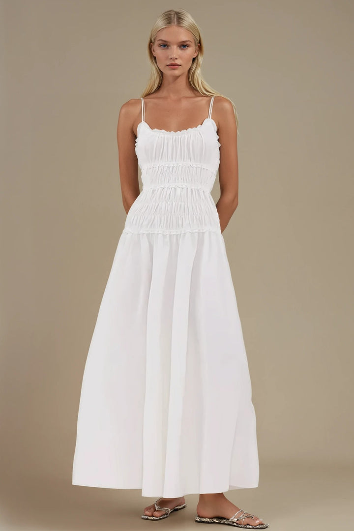 Smocked Cotton Dress