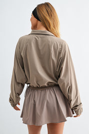 Taupe Sculpt Jacket