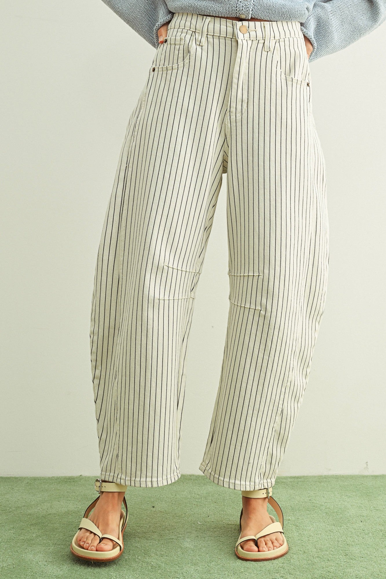 Pinstriped Pants
