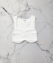White Crop Top