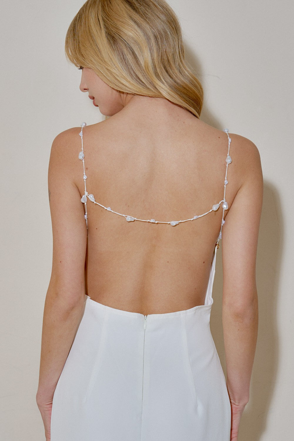 Pearl Trim Dress
