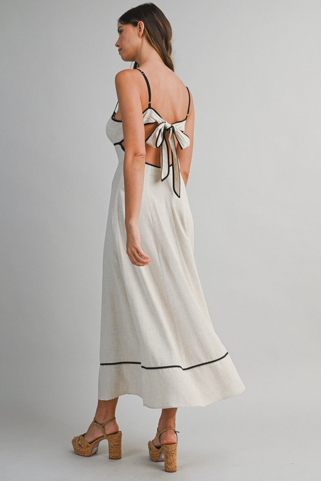 Linen Oatmeal Dress