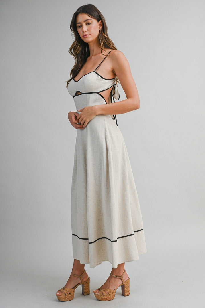 Linen Oatmeal Dress