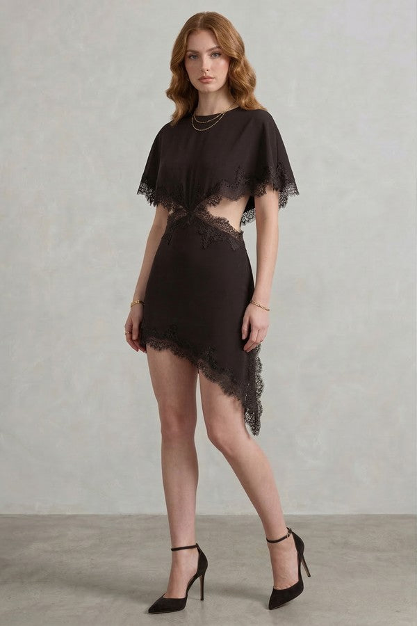 Lace Cut Out Dress