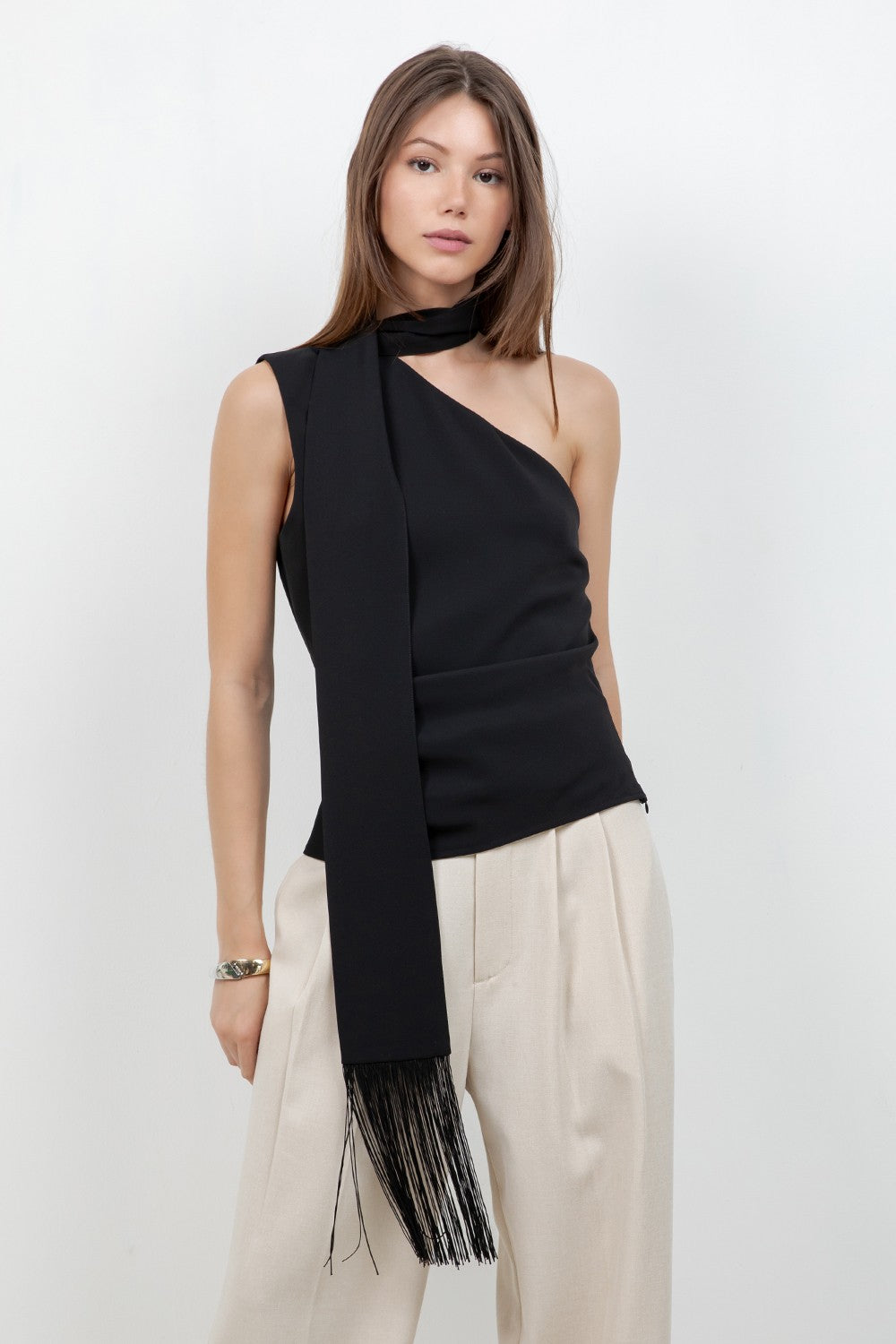 Scarf Tassel Top