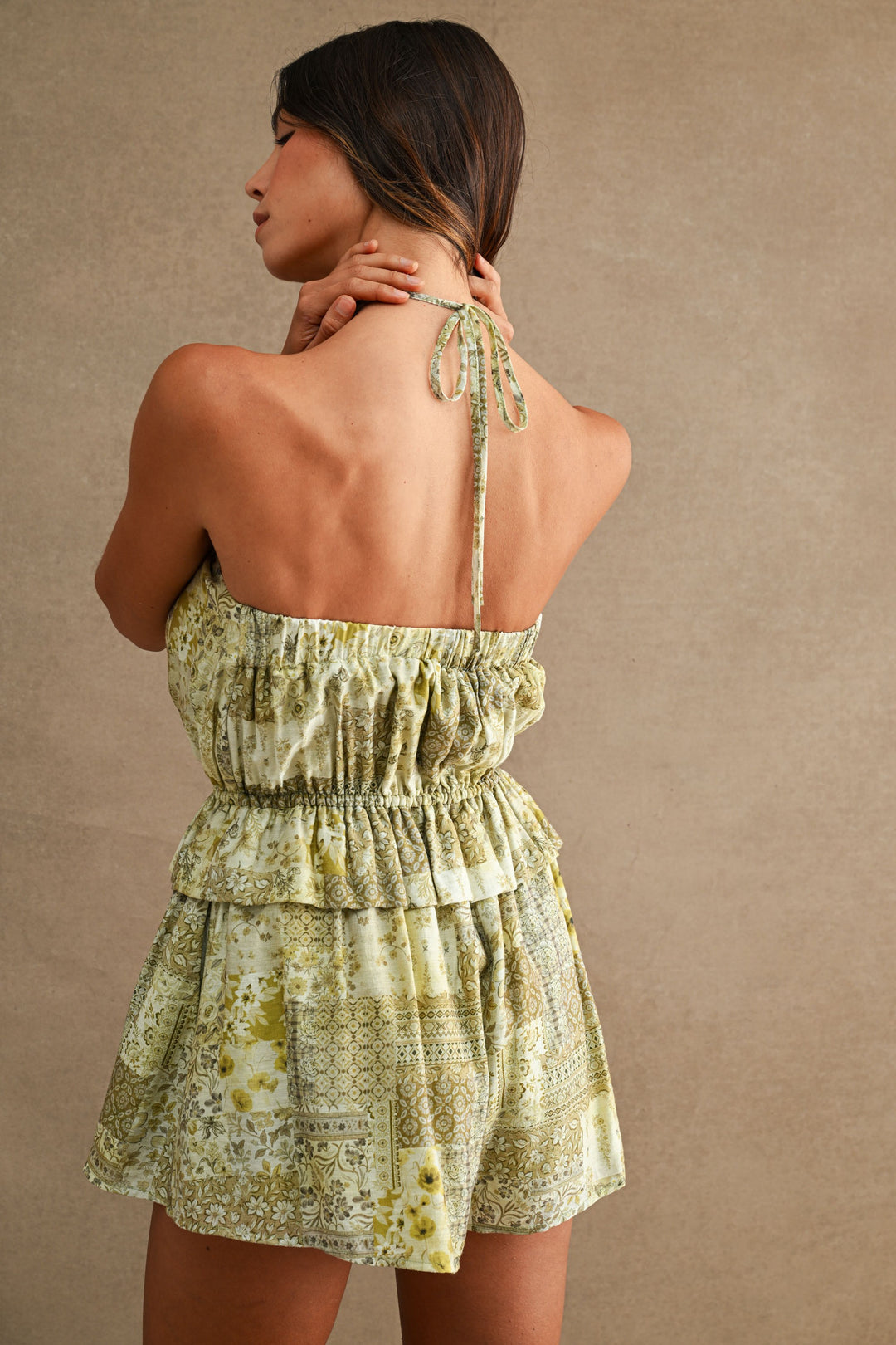 Printed Romper