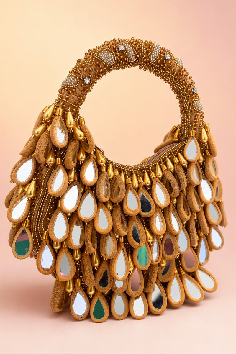 Gold Hobo Bag