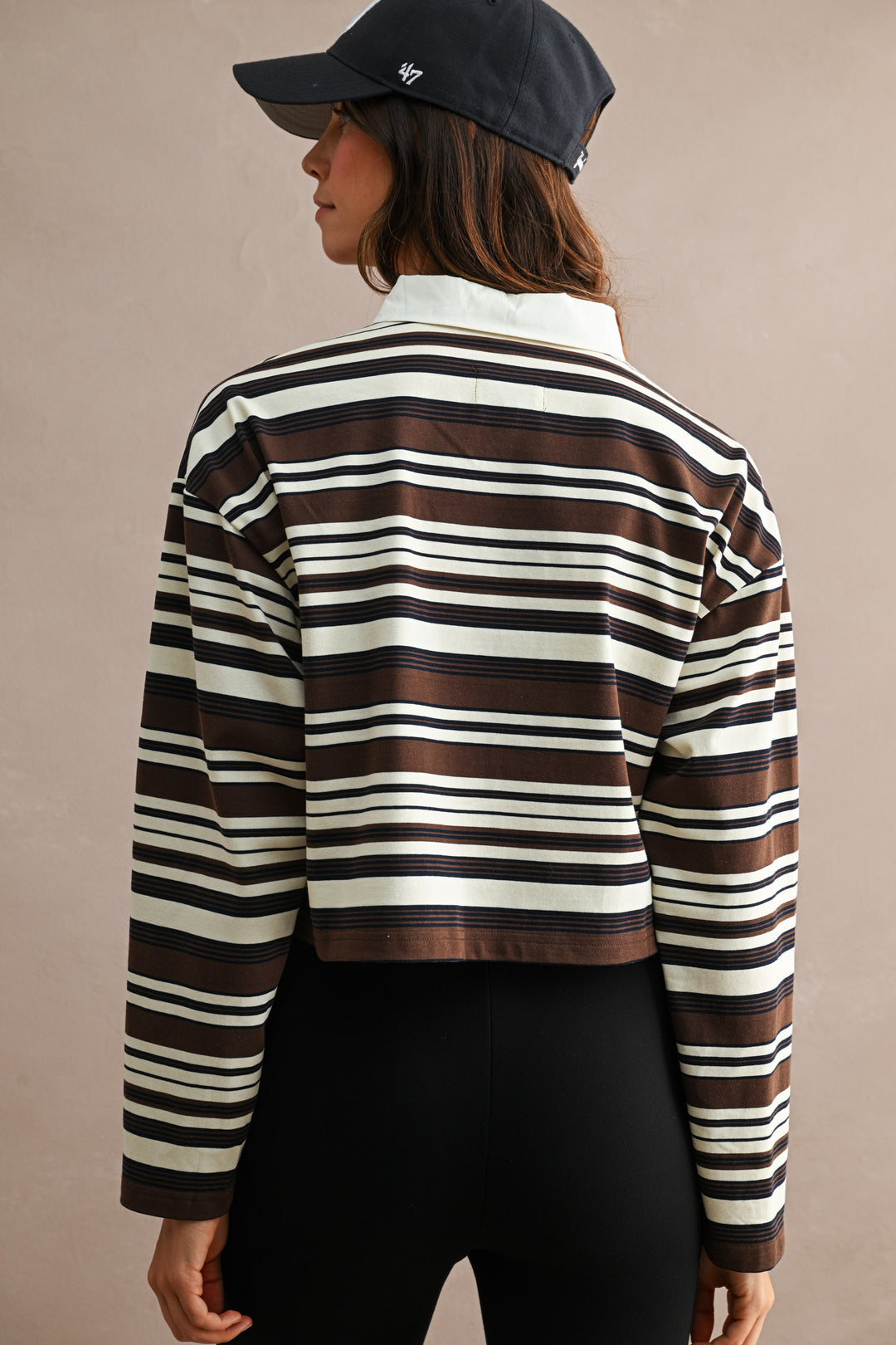 Brown Stripes Top