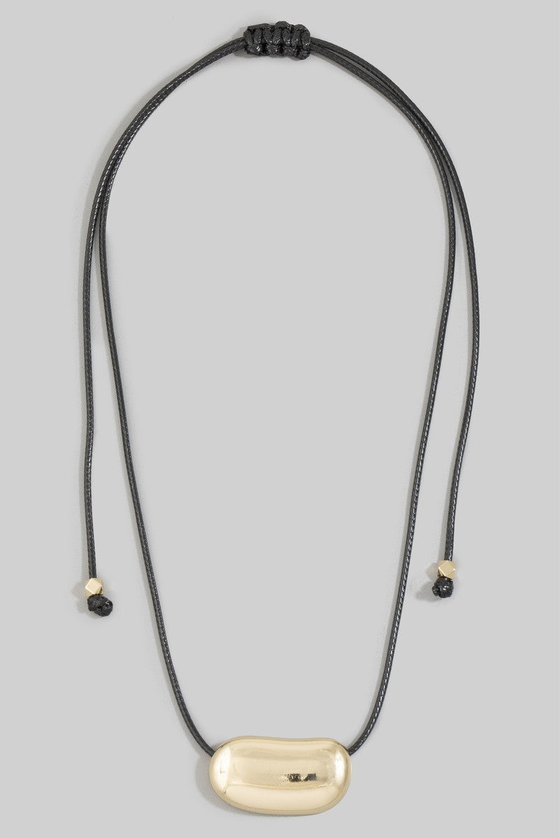 Gold Bean Pendant