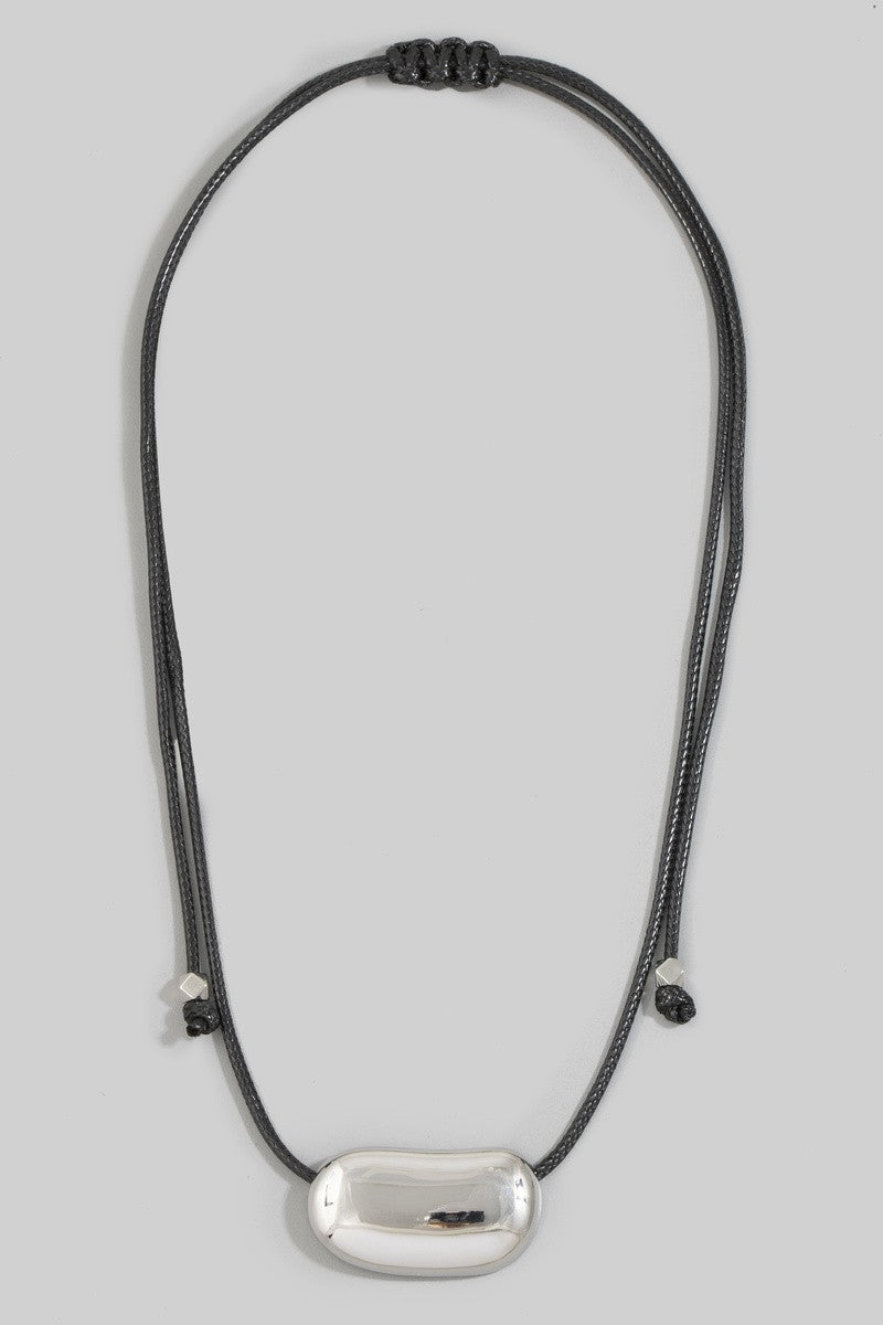 Silver Bean Pendant