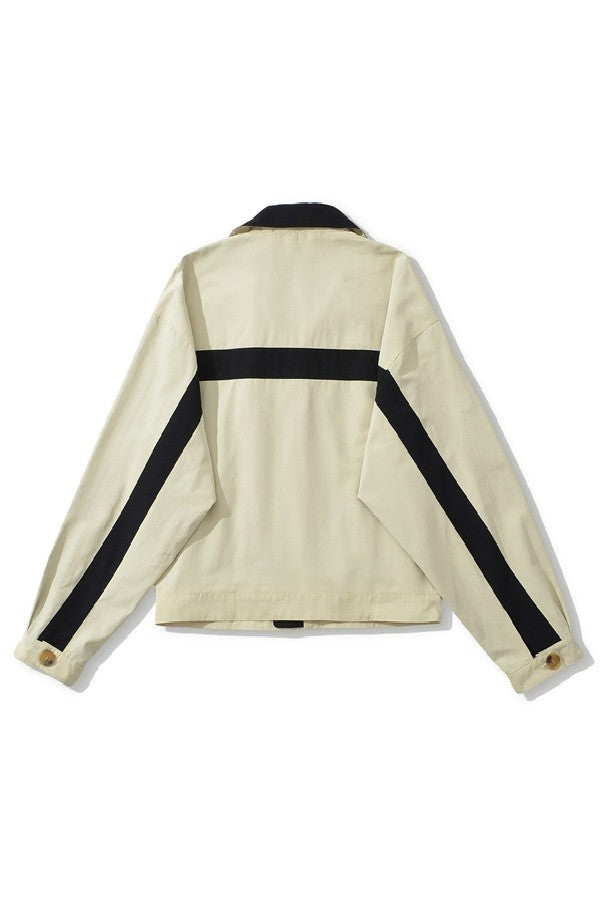 Contrast Windbreaker Jacket