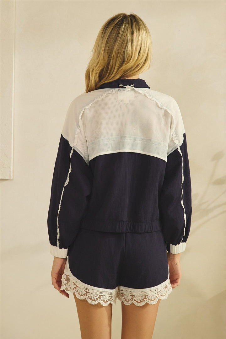 Lace Active Jacket