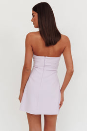 Lilac Strapless Dress