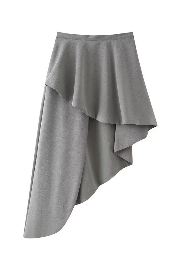 Asymmetrical Midi Skirt