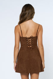 Suede Mini Dress
